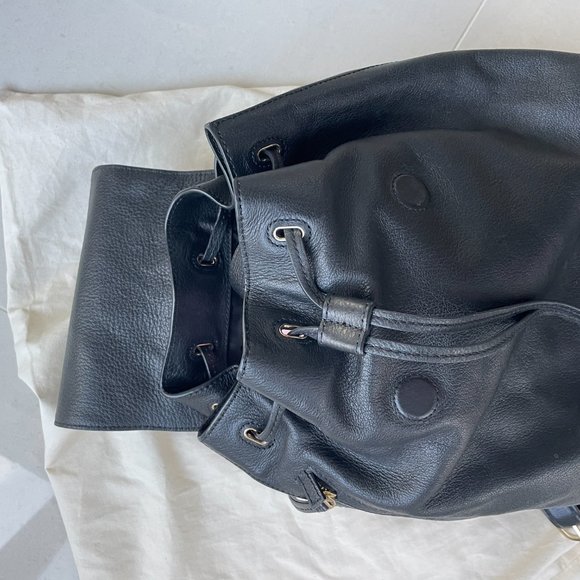 Tory Burch Drawstring Leather Backpack - Picture 4 of 4